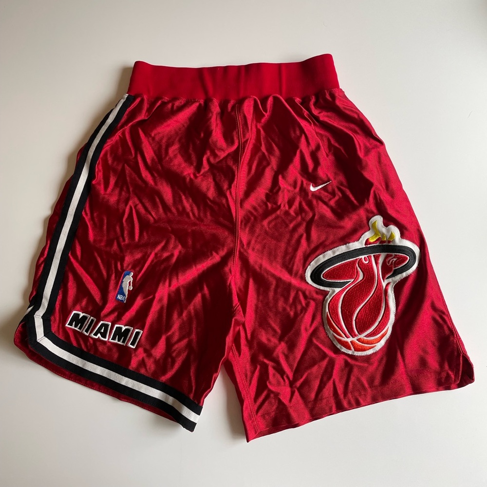 Retro Nike Miami Heat Basketball Shorts